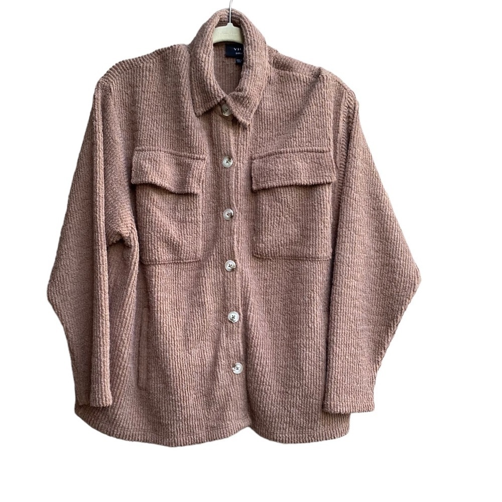 Vici Corduroy Teddy Jacket SHACKET Top Size Large